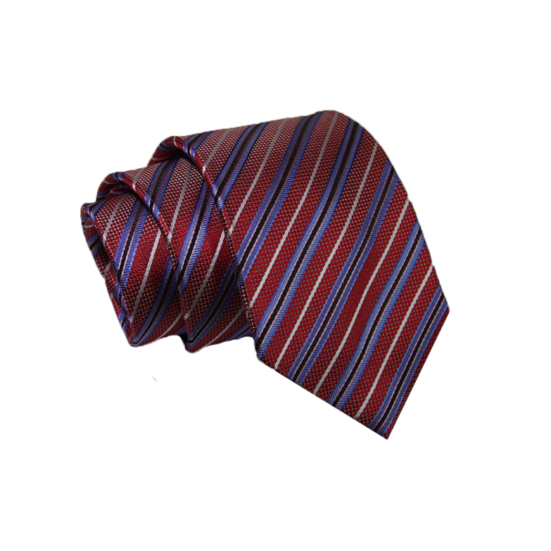 Repp striped tie
