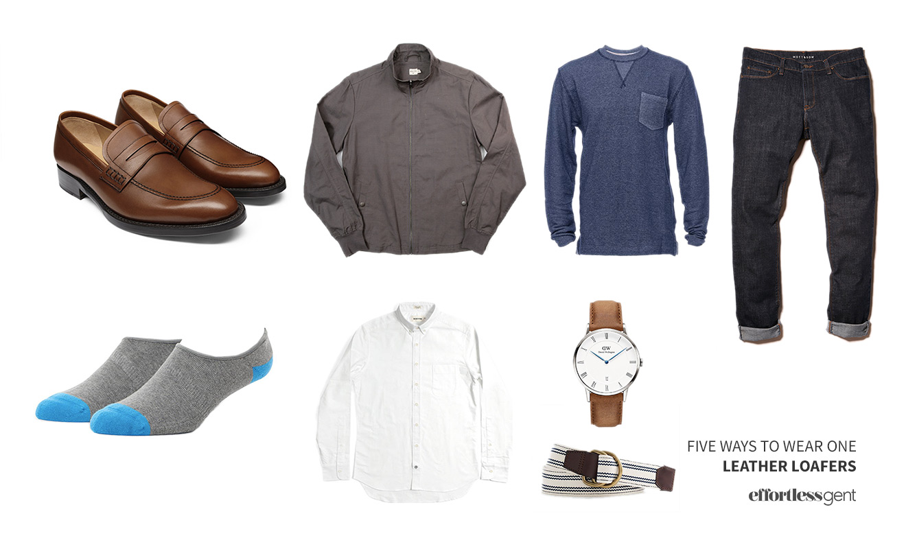 Five Ways to Wear One: Leather Loafers