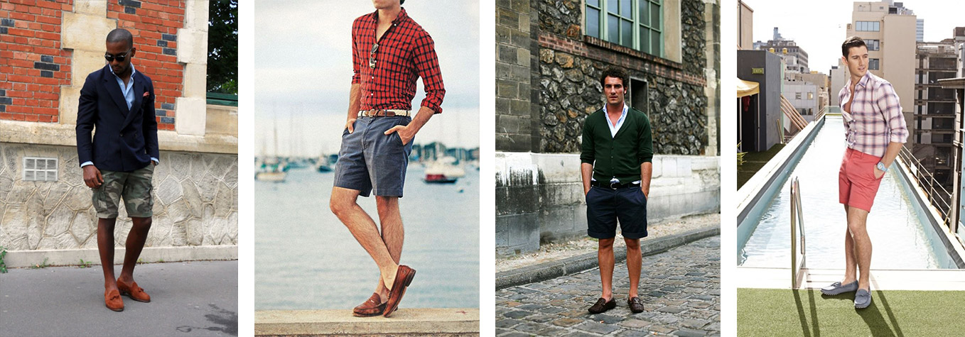 loafers or drivers with shorts