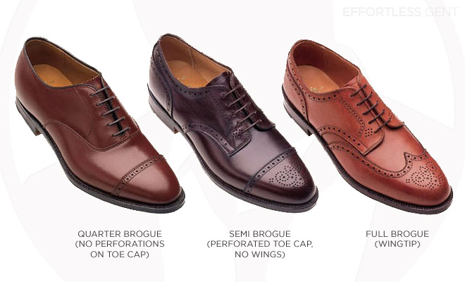 Brogue Styles in Brown Dress Shoes