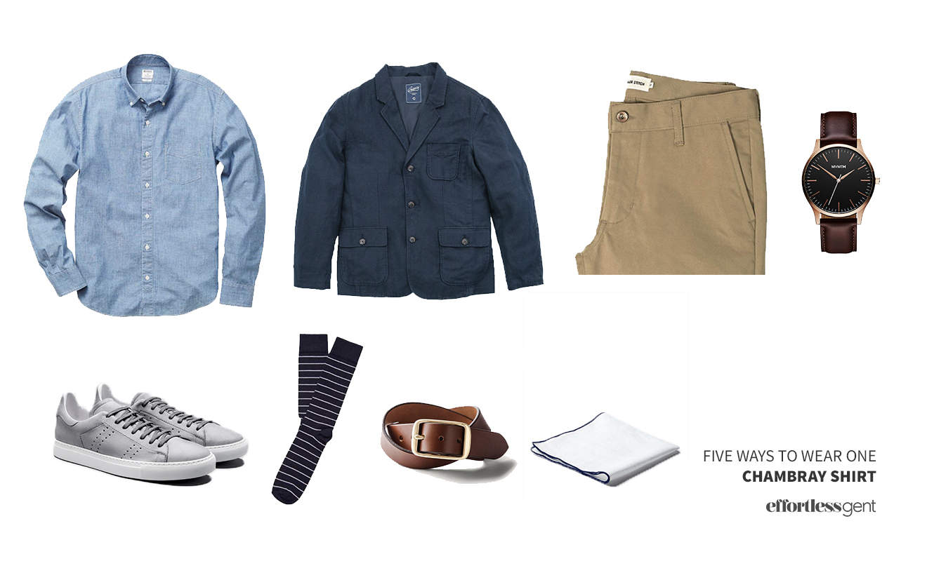 Five Ways to Wear One: Chambray Shirt