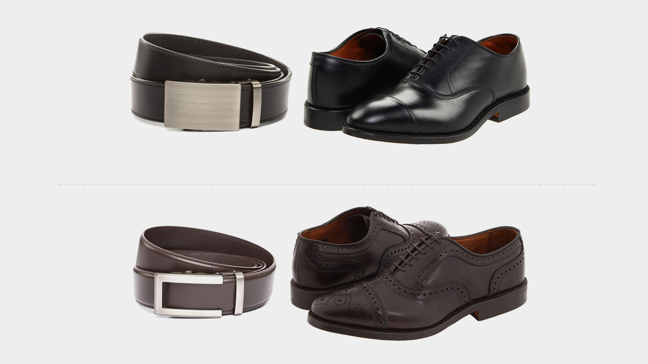 What color belt to wear with black pants?
