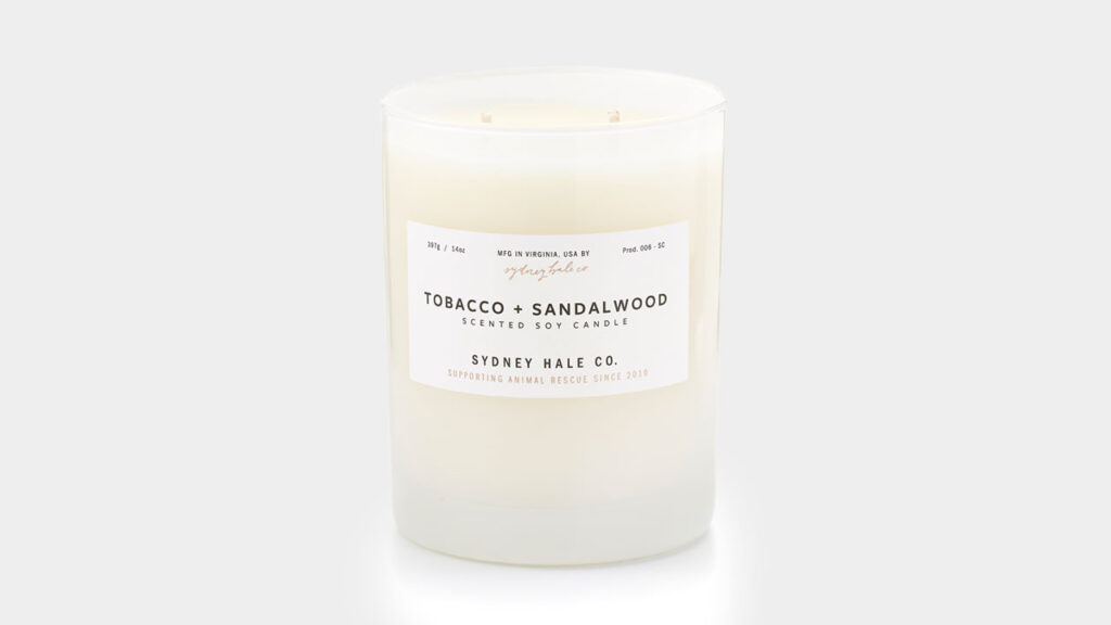 Sydney Hale Co Tobacco and Sandalwood candle