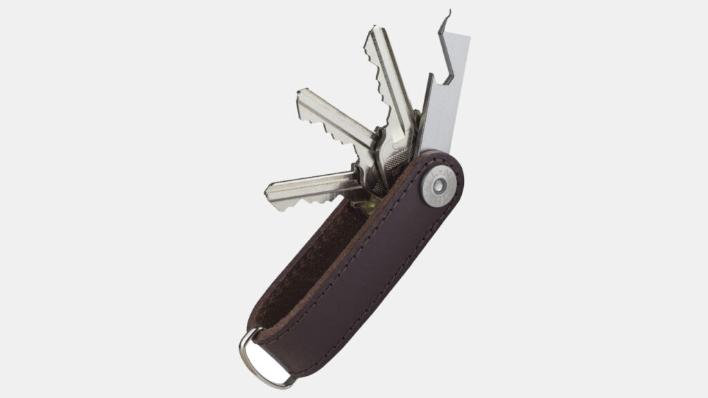 everyday carry essential leather key organizer