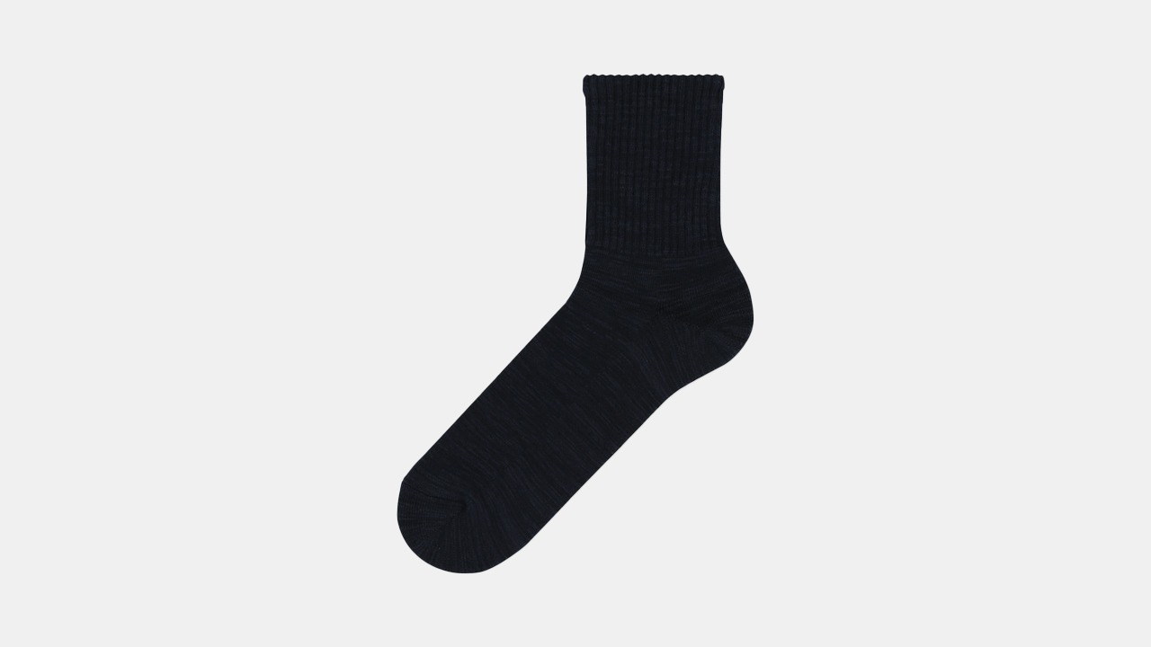 Uniqlo Men's Slub Half Socks
