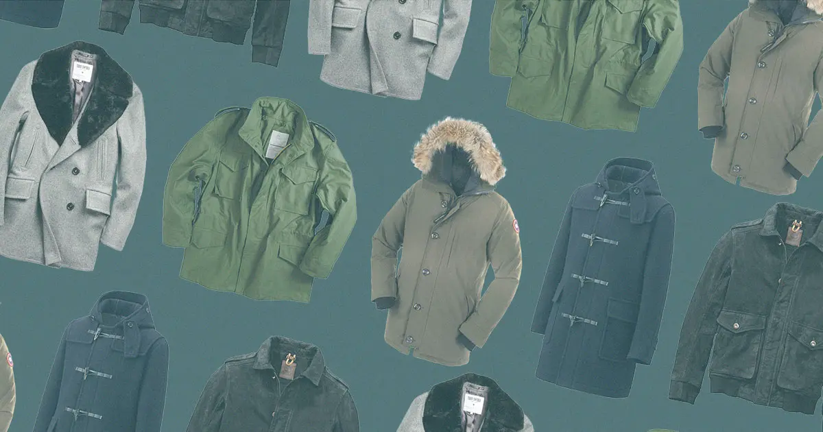 19 Types Of Coats For Men Only An, Types Of Men S Coats List