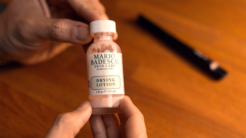 bottle of mario badescu drying lotion