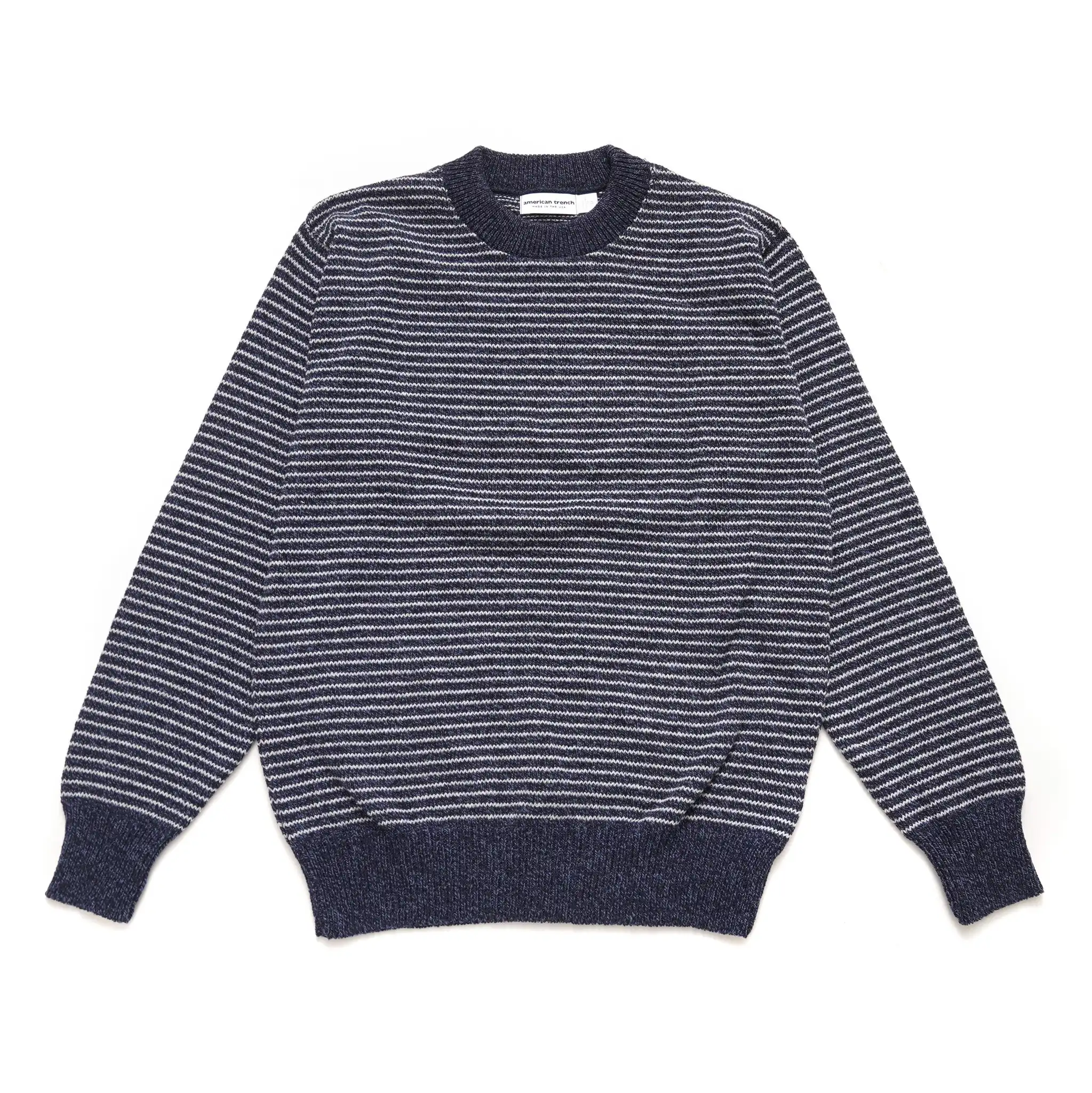American Trench Narrow Stripe Marled Cotton Sweater