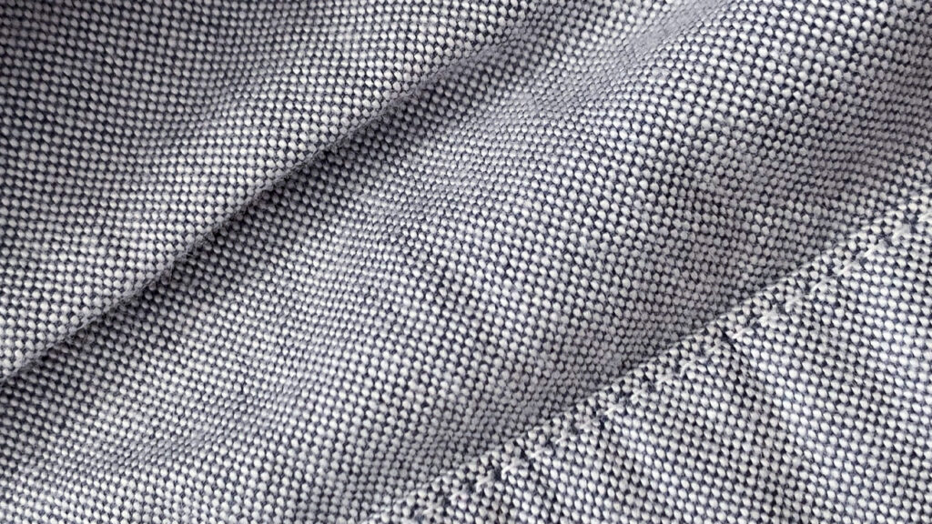 closeup of oxford cloth