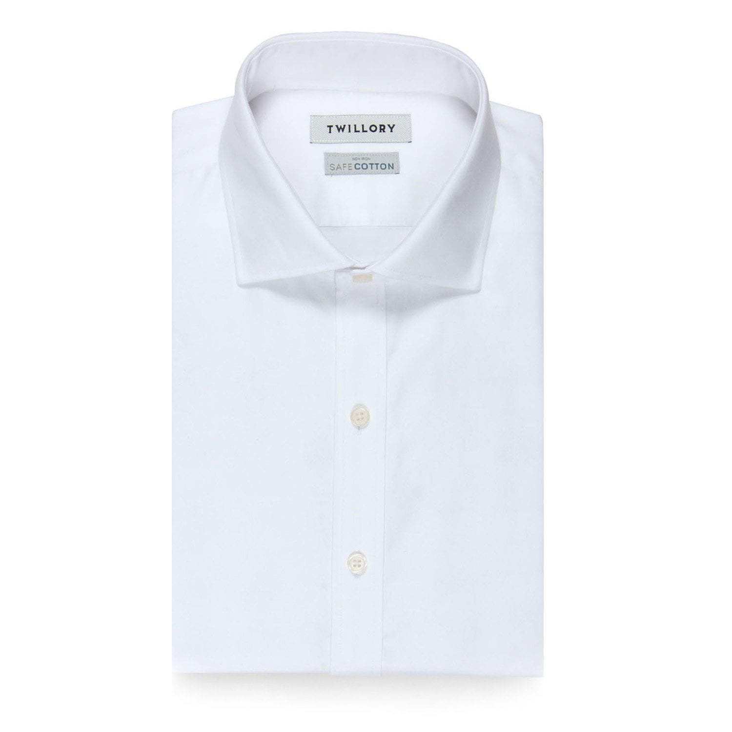 Twillory Non-Iron White Twill Dress Shirt