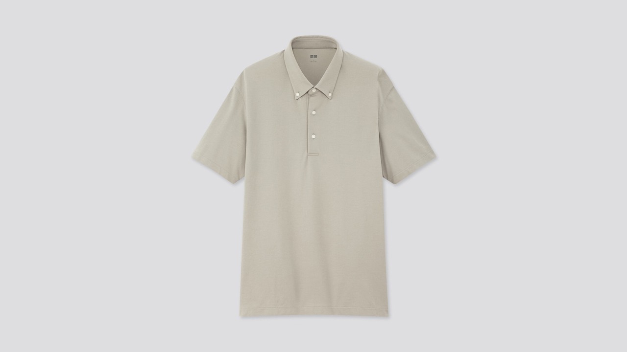 flaylay of Uniqlo AIRISM PIQUE SHORT-SLEEVE POLO