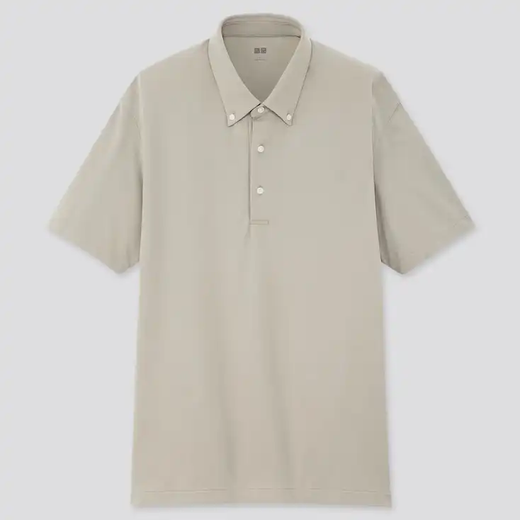 Uniqlo AIRism Pique Short-Sleeve Polo Shirt