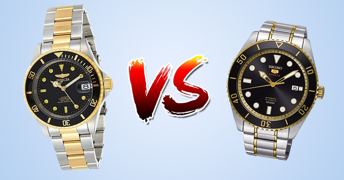 roestvrij Vrijwel Opname Invicta vs Seiko: What's the Best Brand For You? · Effortless Gent