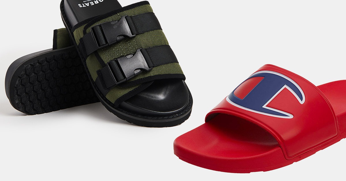 Tag Time Men's Slide Sandals