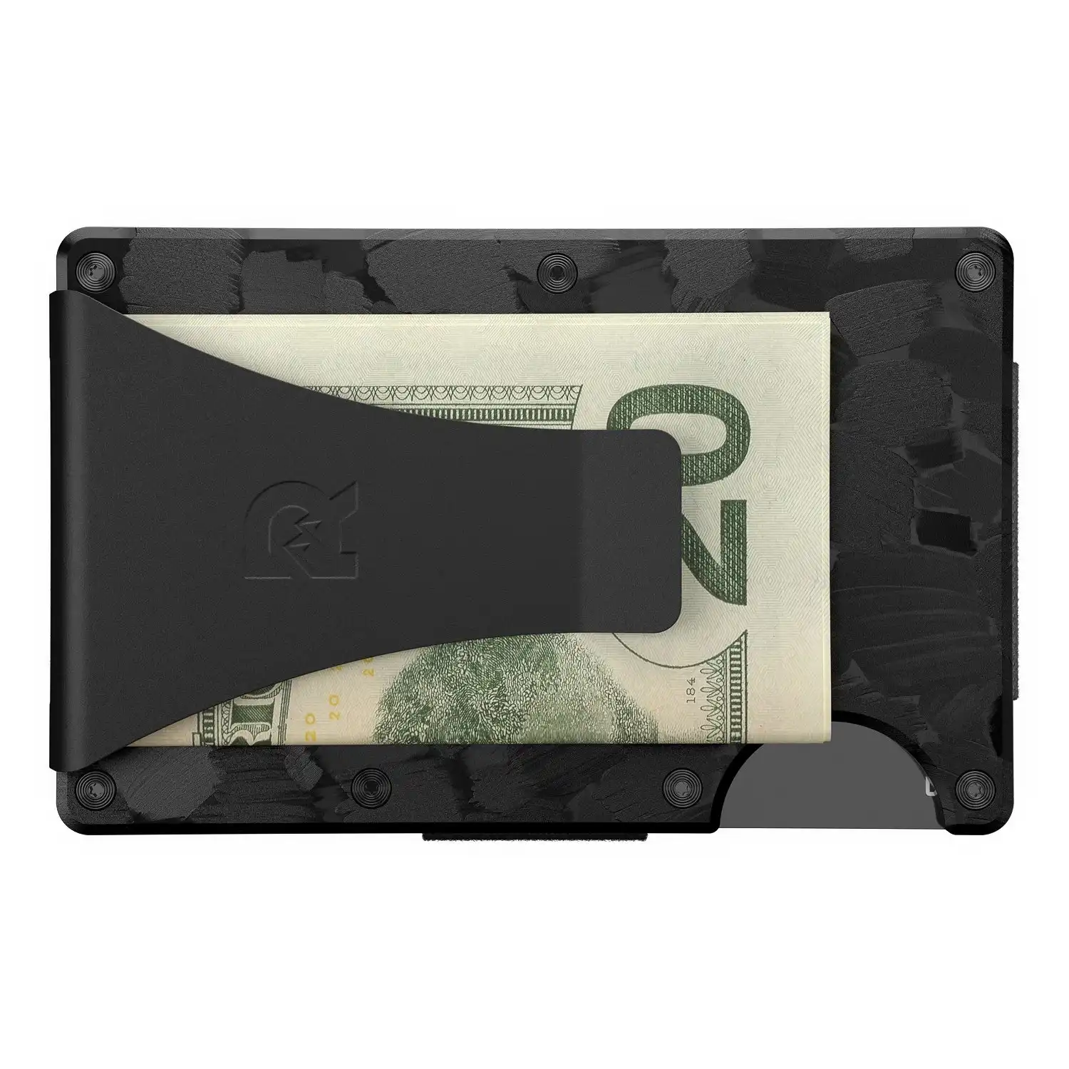 The Ridge Forged Carbon Wallet + Money Clip