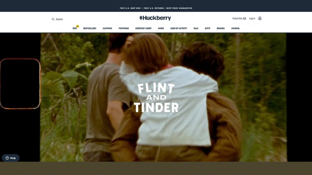 flint and tinder homepage