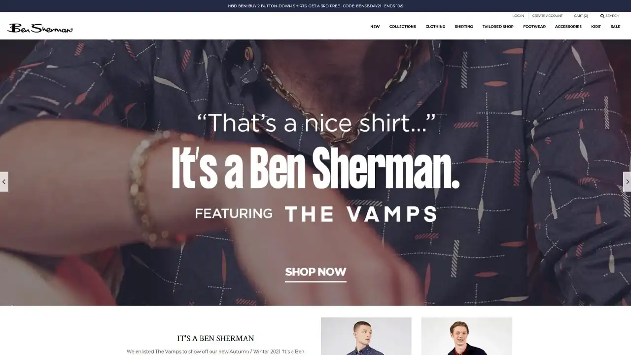 ben sherman homepage