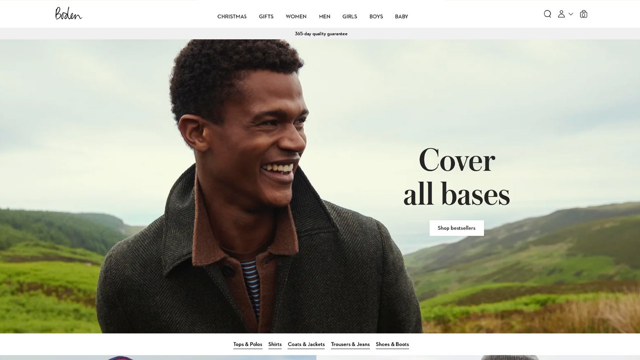 boden homepage