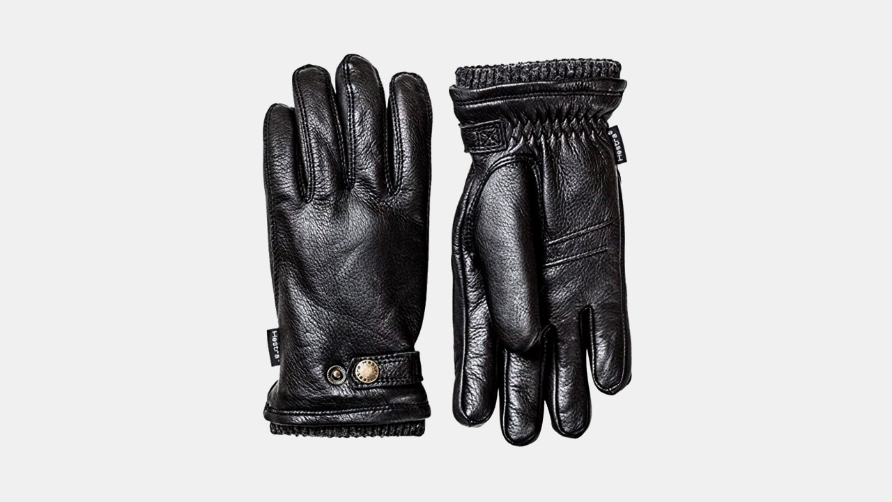 ZLUXURQ Luxury Soft Leather Gloves for Men Quality Sheep or Deer Skin Leather Men’s Gloves Cashmere or Wool Lined Winter