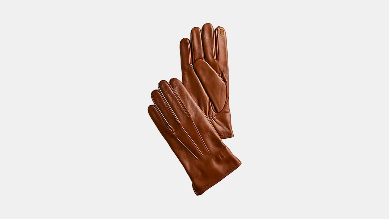 leather gloves from jcrew