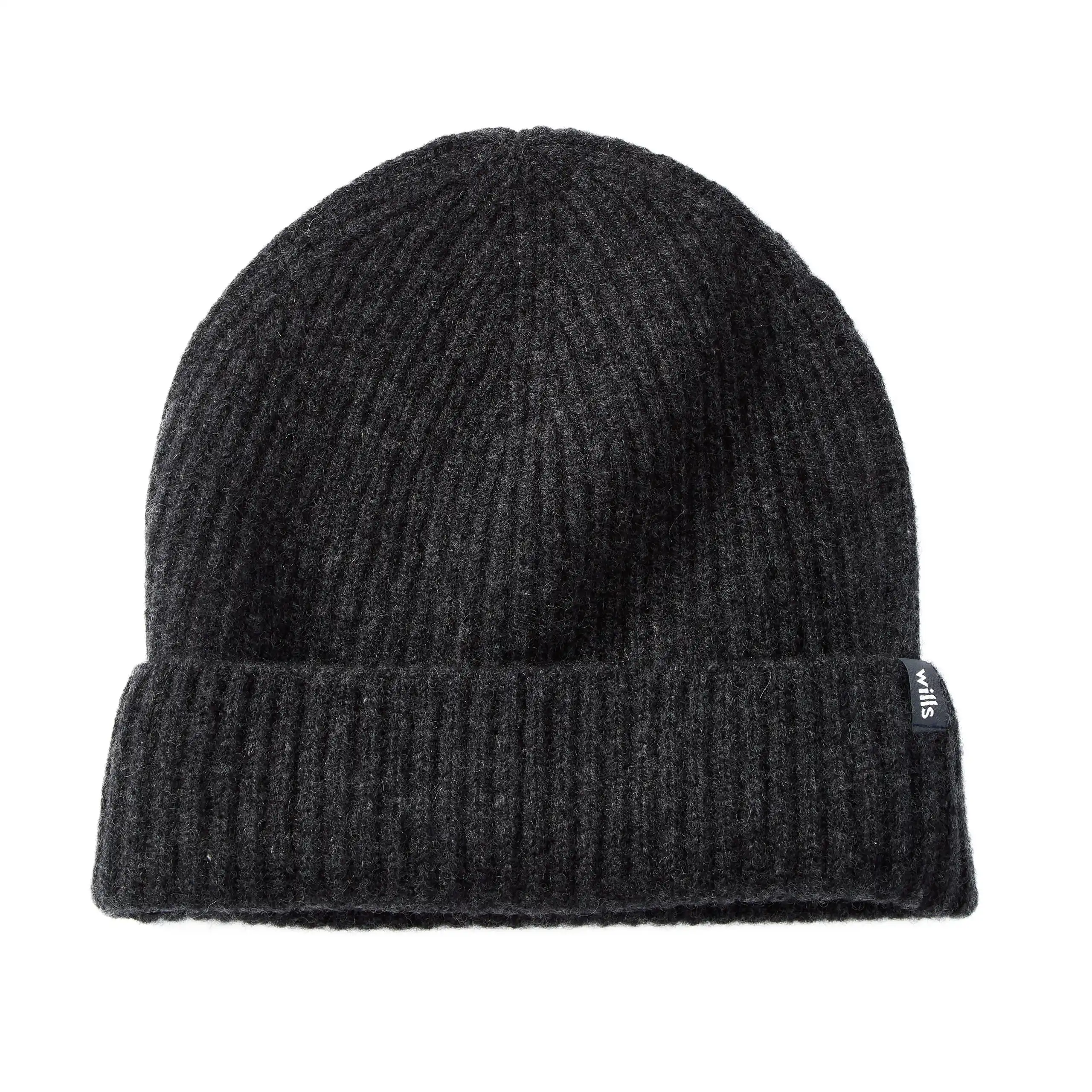 Wills Cashmere Ribbed Beanie