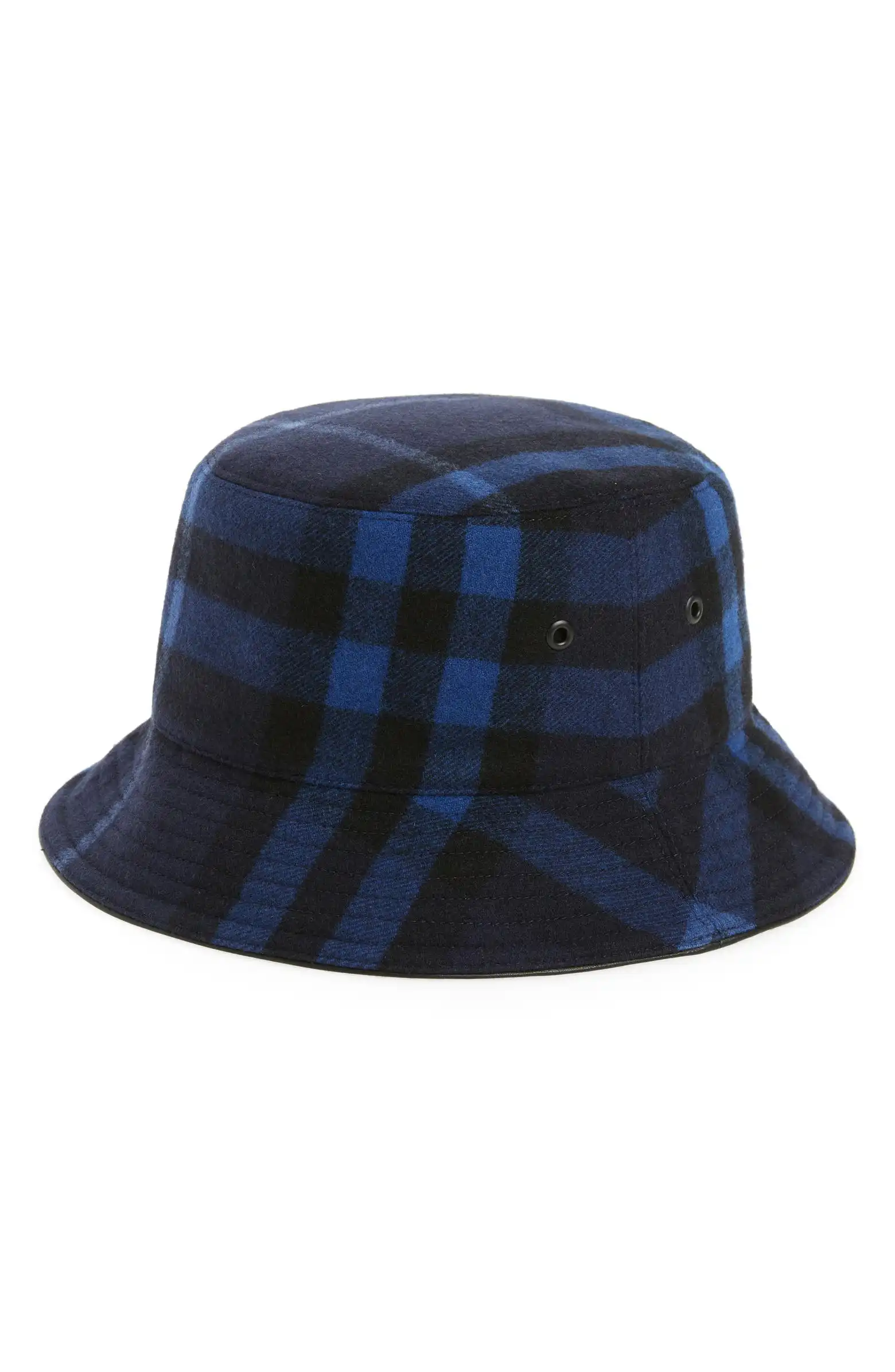 Burberry Check Wool and Cashmere Bucket Hat