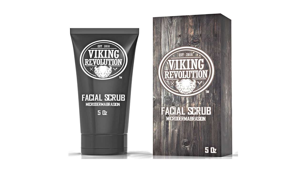 viking revolution facial scrub