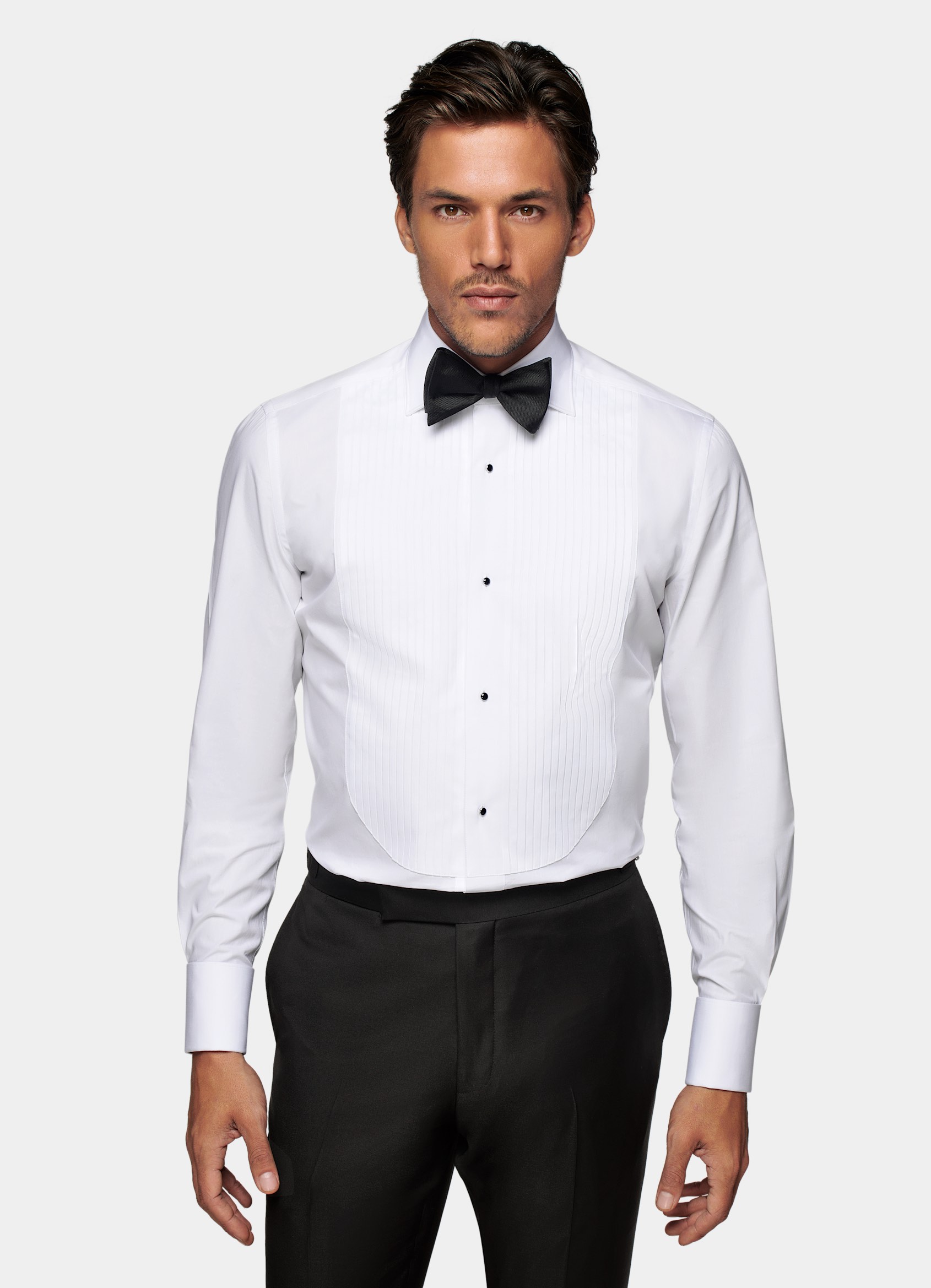 SuitSupply White Tuxedo Shirt