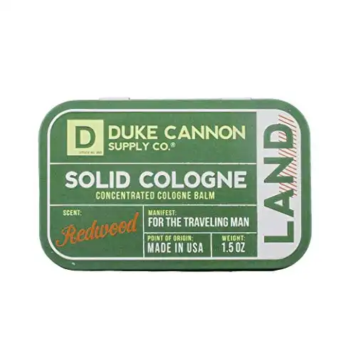 Duke Cannon Supply Co. Solid Cologne Balm, Redwood