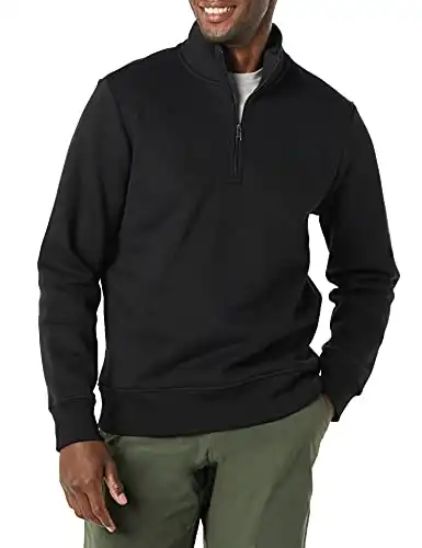 Amazon Essentials Quarter-Zip Fleece Sweatshirt