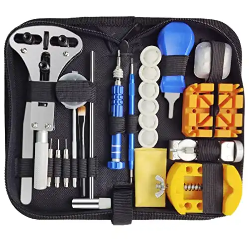 Watch Repair Kit With Carrying Case