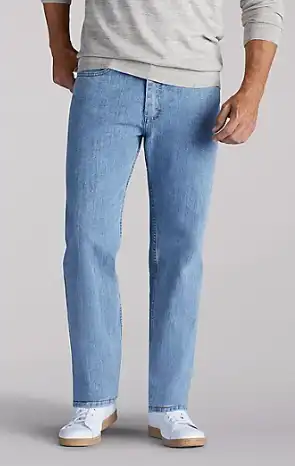 Lee Relaxed Fit Straight Leg Jean, Worn Light