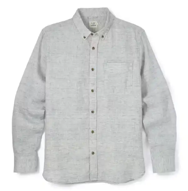 Flint and Tinder Cotton Linen Texture Shirt