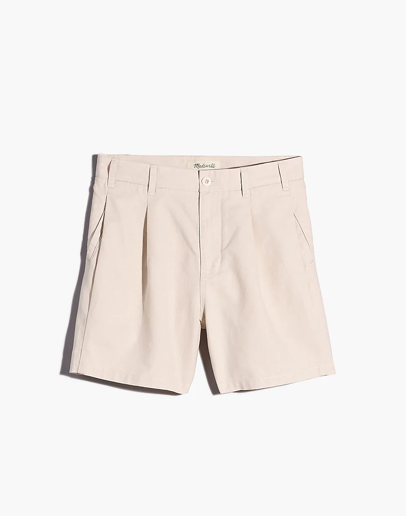 Madewell Pleated Line Shorts