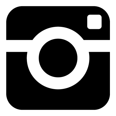 black and white instagram logo