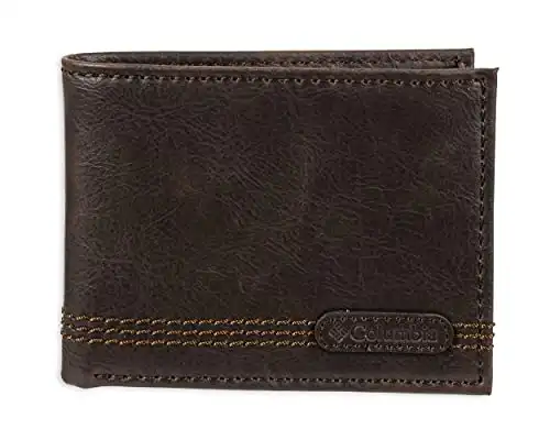 Columbia Leather Extra Capacity Slimfold Wallet