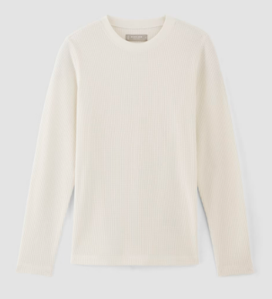 Everlane Waffle Long-Sleeve Crew