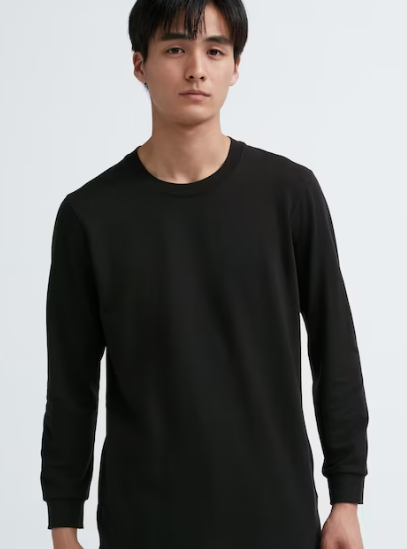 Uniqlo HEATTECH Cotton Crew Neck