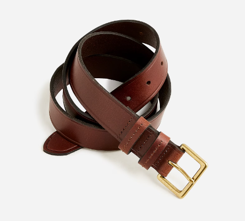 J. Crew Italian Pull-up Leather Belt