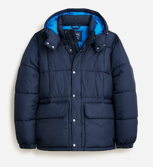 J. Crew Nordic Quilted Puffer Jacket