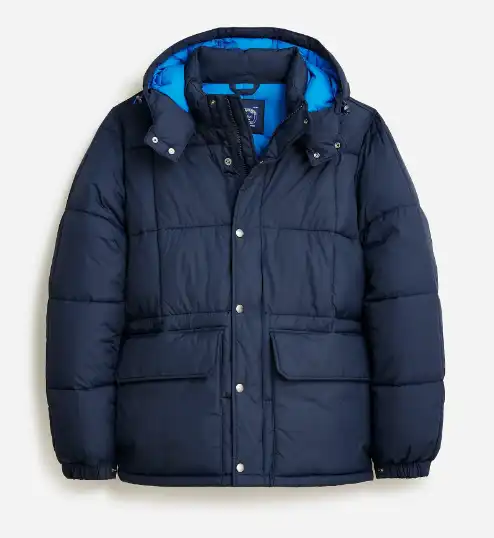J. Crew Nordic Quilted Puffer Jacket