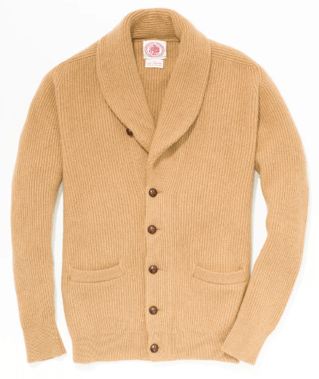 J.Press Camel Cardigan