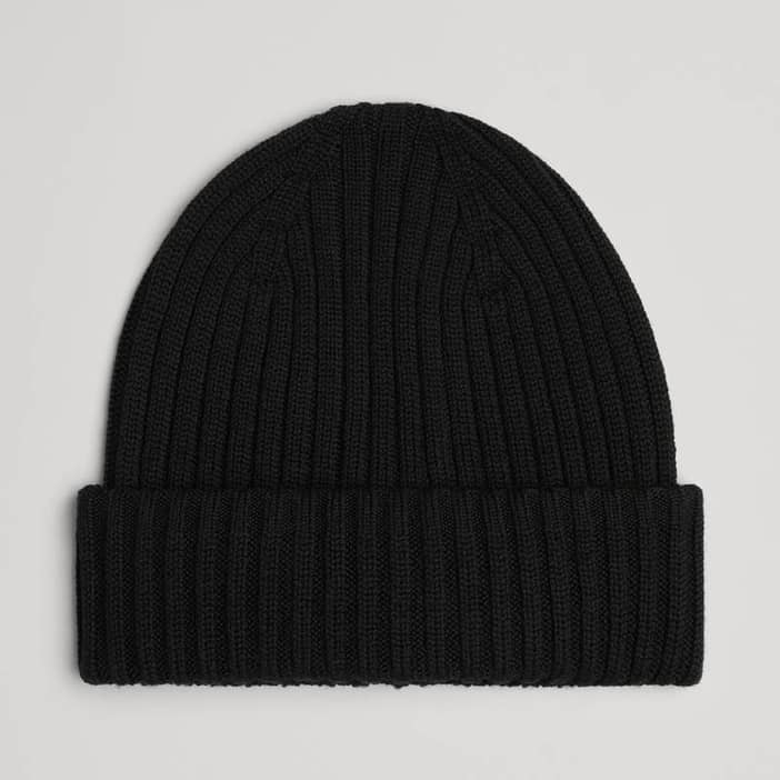 Asket Ribbed Wool Beanie
