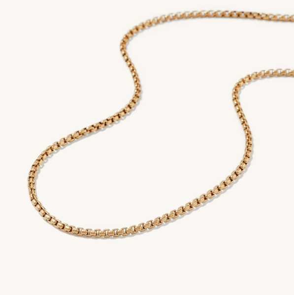 Mejuri Round Box Chain Necklace
