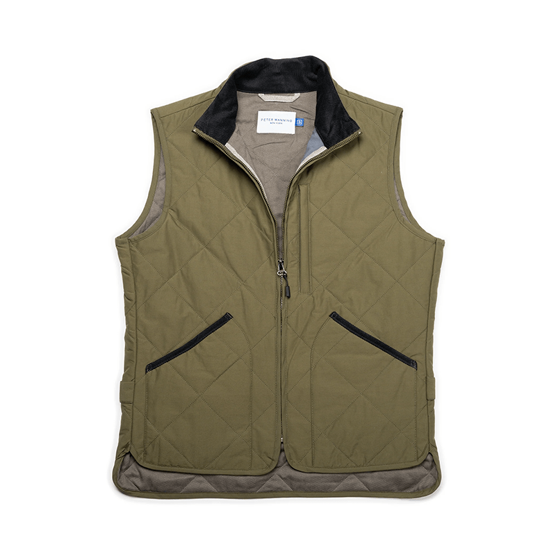 Peter Manning Flatiron Vest Olive