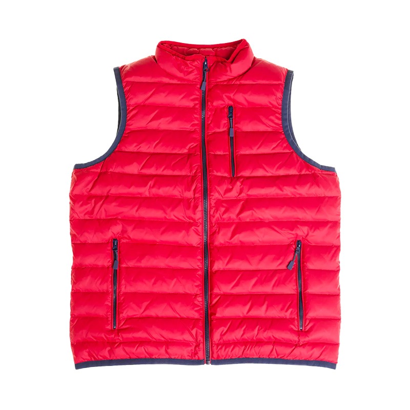 Peter Manning Red Lightweight Down Vest