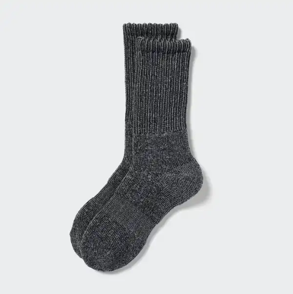 Uniqlo HEATTECH Ribbed Socks