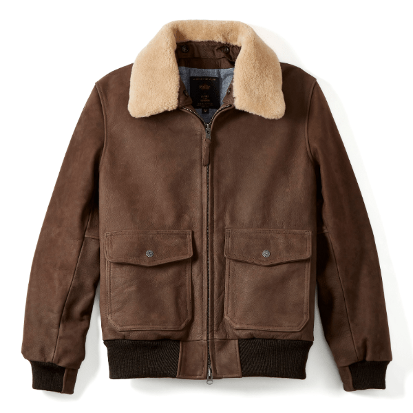 Flint and Tinder Golden Bear Leather Bomber