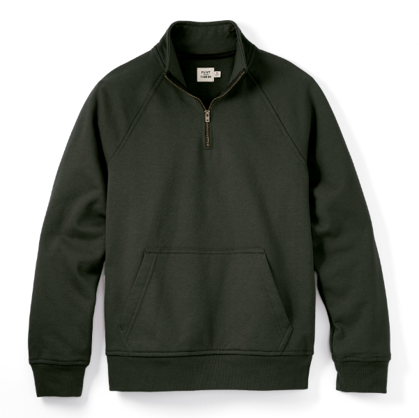 Flint and Tinder Quarter Zip Sweatshirt