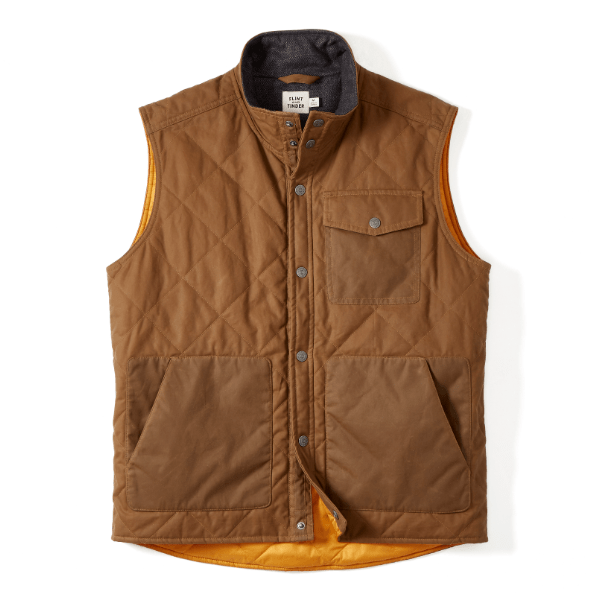 Flint and Tinder Quilted Waxed Vest